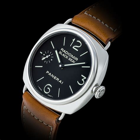 panerai black seal price|panerai radiomir black seal pam00183.